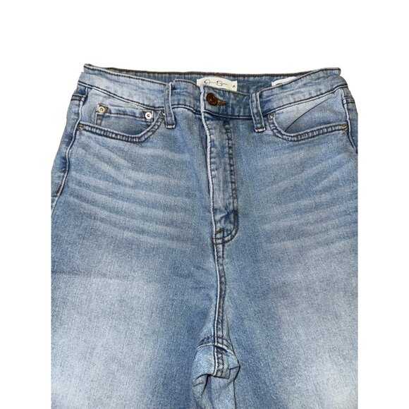 Jessica Simpson Tease High Rise Wide Leg Jeans 30 Light Wash Denim Sexy Boho Y2K - Picture 6 of 11